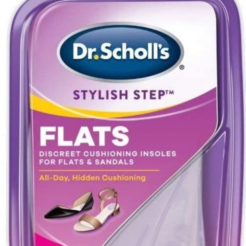 3 Pack Dr Scholls Flats Cushioning Insoles Woman's Size 6-10